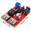 Çift USB Çıkışlı Voltaj Düşürücü Modül 5-36V To 5V 2A HW-412