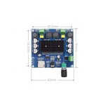 2 x 100W Bluetooth 5.0 Amfi Devresi TDA7498 TF Kart XH-A105