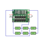 3S 60A 12.6V Standart Lityum 18650 BMS Pil