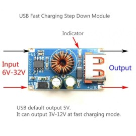 6-32V Q3.0 USB Hızlı Şarj Devresi