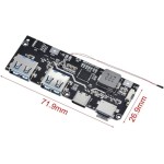 QC4.0 QC3.0 LED Çift USB 5V 4.5A 22.5W Micro/Type-C USB  18650 Şarj Modülü Sıcaklık / Devre Koruma QC4.0 QC3.0 LED Çift USB 5V 4.5A 22.5W Micro/Type-C USB  18650 Şarj Modülü Sıcaklık / Devre Koruma