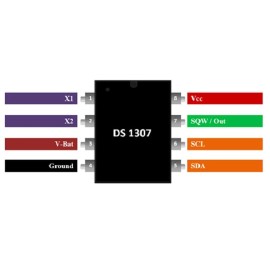 DS1307 Smd RTC Gerçek Zaman Entegresi Soic-8
