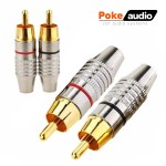 Erkek Rca Tos Fiş Metal Gold 2 Adet Erkek Rca Tos Fiş Metal Gold 2 Adet