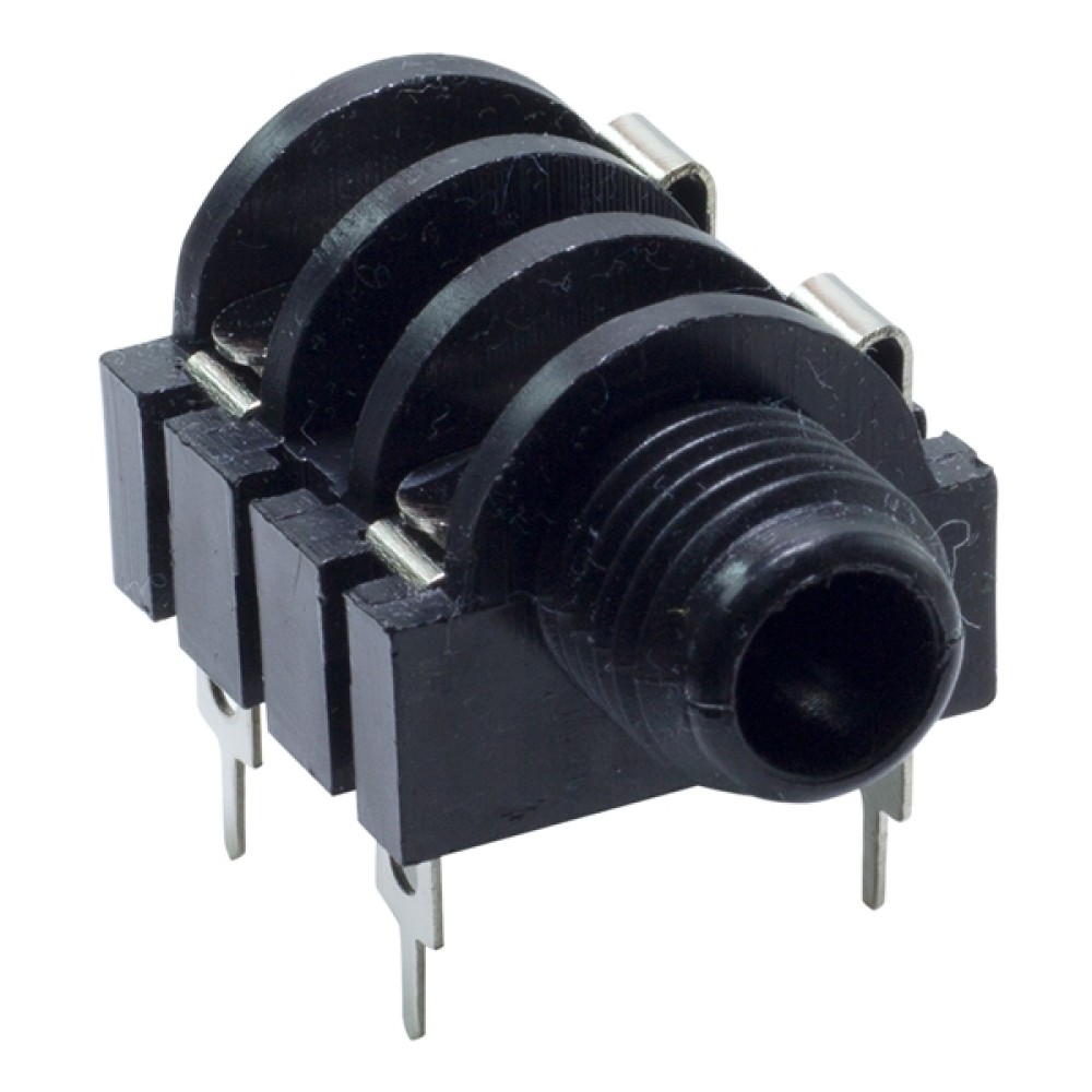 6.3mm Mono Yatık Gitar Jack Şase 6.3mm Mono Yatık Gitar Jack Şase