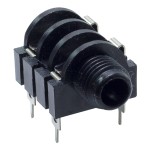 6.3mm Mono Yatık Gitar Jack Şase 6.3mm Mono Yatık Gitar Jack Şase