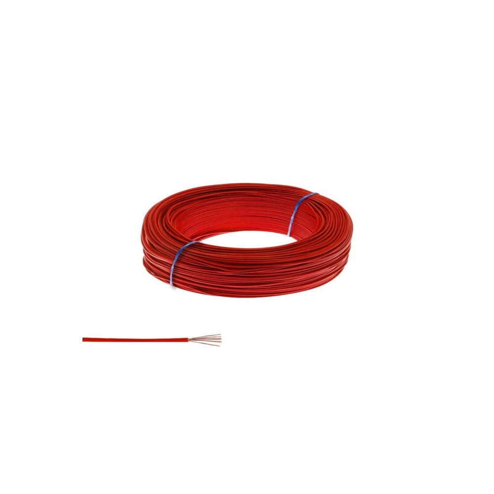 Kırmızı 200 Metre Zil Teli Montaj Kablosu Kırmızı 200 Metre Zil Teli Montaj Kablosu