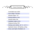 220V Hareket Pır Sensörü - Otomatik Lamba Sensörü