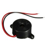 3-24V Devreli 40mm Kulaklı Buzzer - Siyah