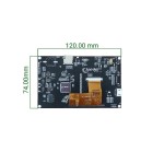 4.3" Resistive Dokunmatik HMI Ekran|Elementary