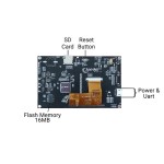 5" Resistive Dokunmatik HMI Ekran|ELEMENTARY