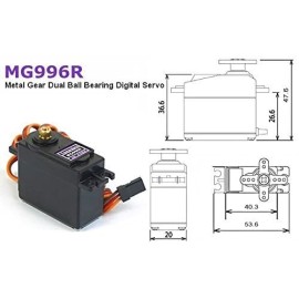 MG996R Servo Motor 360 Derece