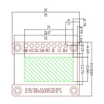 0.96 inç 80X160 TFT IPS Oled Ekran