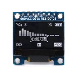 0.96" 128x64 Beyaz OLED 7 Pin SSD1306
