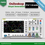 FNIRSI 1014D Masaüstü Dijital Osiloskop - 2 Kanal 100MHz 1GSa/s