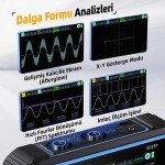 FNIRSI 2C53P 50MHz 2 Kanal Tablet Osiloskop Multimetre Sinyal Üretici