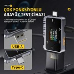 FNIRSI FNAC-28 USB Dijital Voltmetre Ampermetre ve Test Cihazı (Type-C)