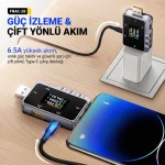 FNIRSI FNAC-28 USB Dijital Voltmetre Ampermetre ve Test Cihazı (Type-C)