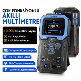 FNIRSI DMT-99 Çok Fonksiyonlu Dijital Multimetre: Renkli Ekran ve Şarjlı