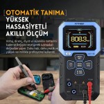 FNIRSI DMT-99 Çok Fonksiyonlu Dijital Multimetre: Renkli Ekran ve Şarjlı