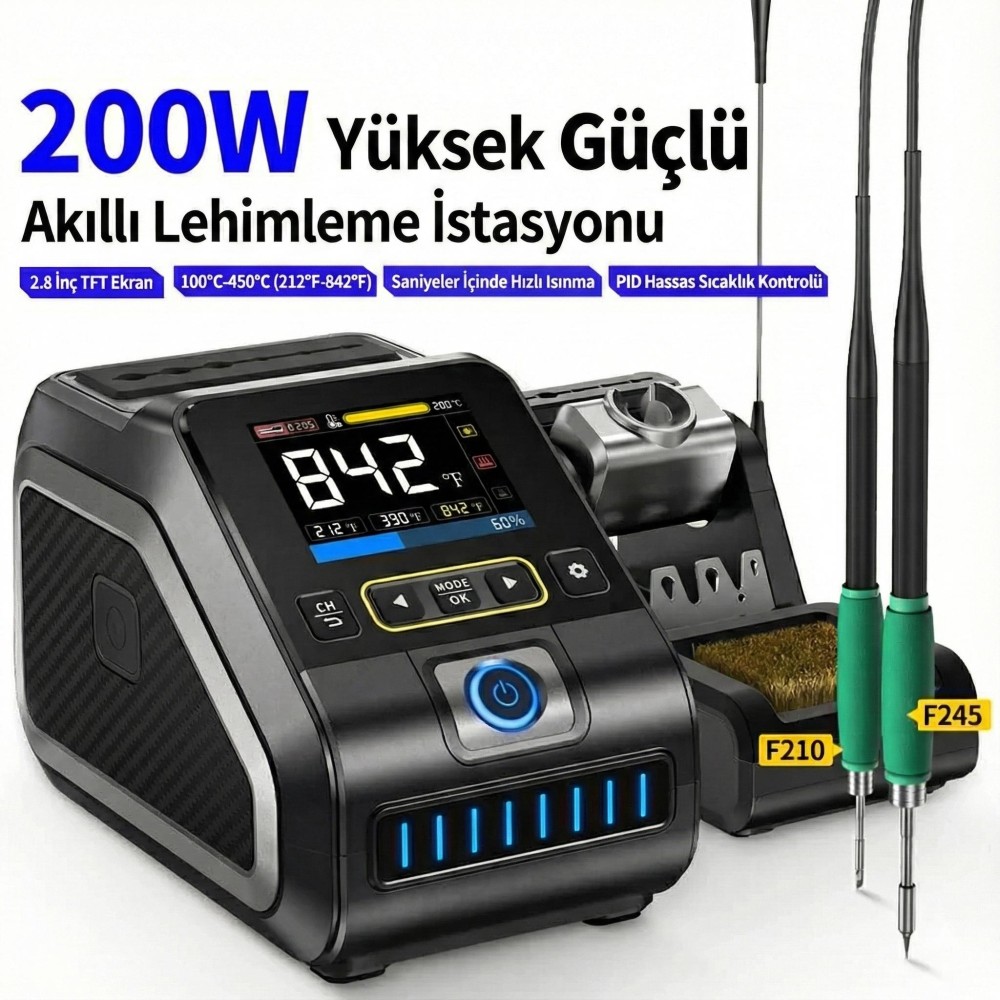 FNIRSI DWS-200|F210 Standart Lehimleme İstasyonu