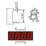 5641AH 4 Haneli 7 Segment Display (Ortak Katot)