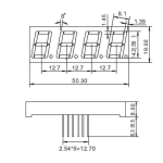 5641AH 4 Haneli 7 Segment Display (Ortak Katot)