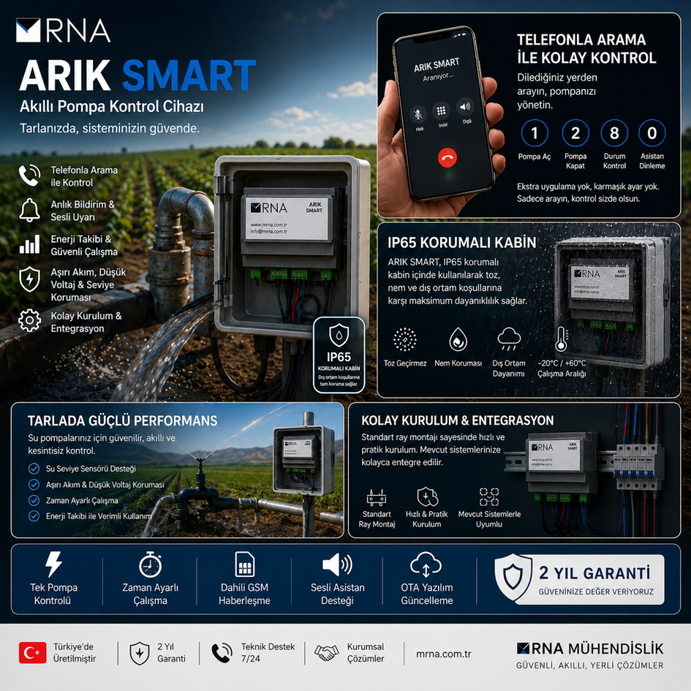 ARIK SMART Akıllı Pompa Kontrol Cihazı