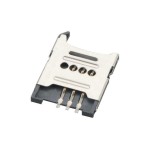 6 Pin 1.8mm Hinge SIM Kart Konnektörü
