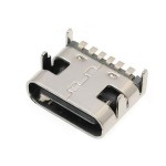 USB Type-C Konektör SMD Dişi (6 Pin)