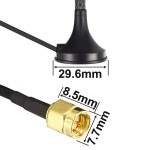 5.8Ghz 12dBi 22.3cm Manyetik Taban SMA Erkek Anten