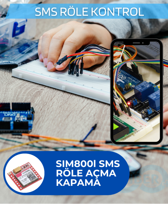 Arduino Sim800l Sim800c Sms Röle Kontrol