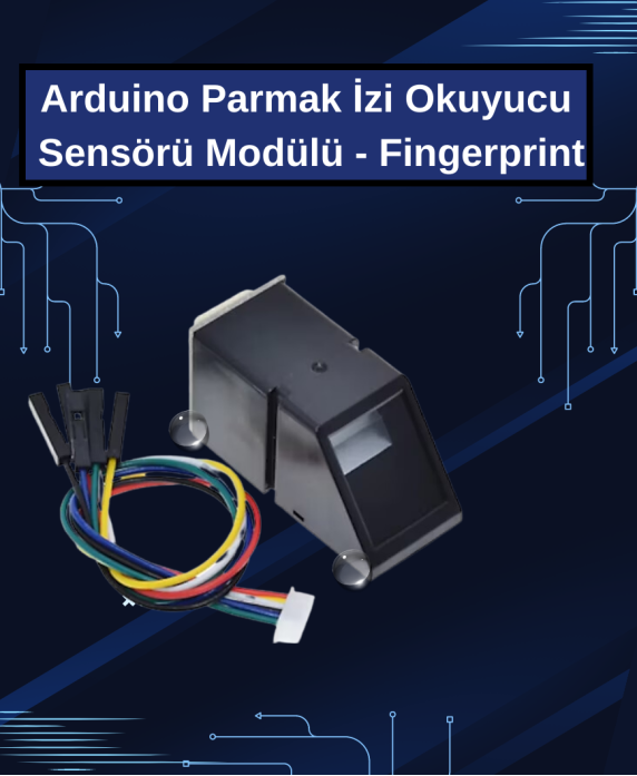 Arduino Parmak İzi Okuyucu Sensörü Modülü - Fingerprint