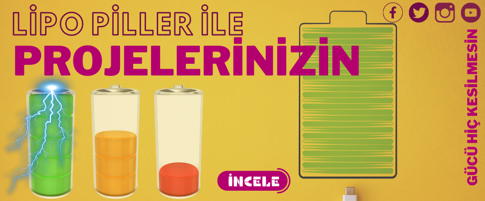 hiber bilişim 18650 pil grumu ile projelerinizin enerjisi hiç kesilmesin