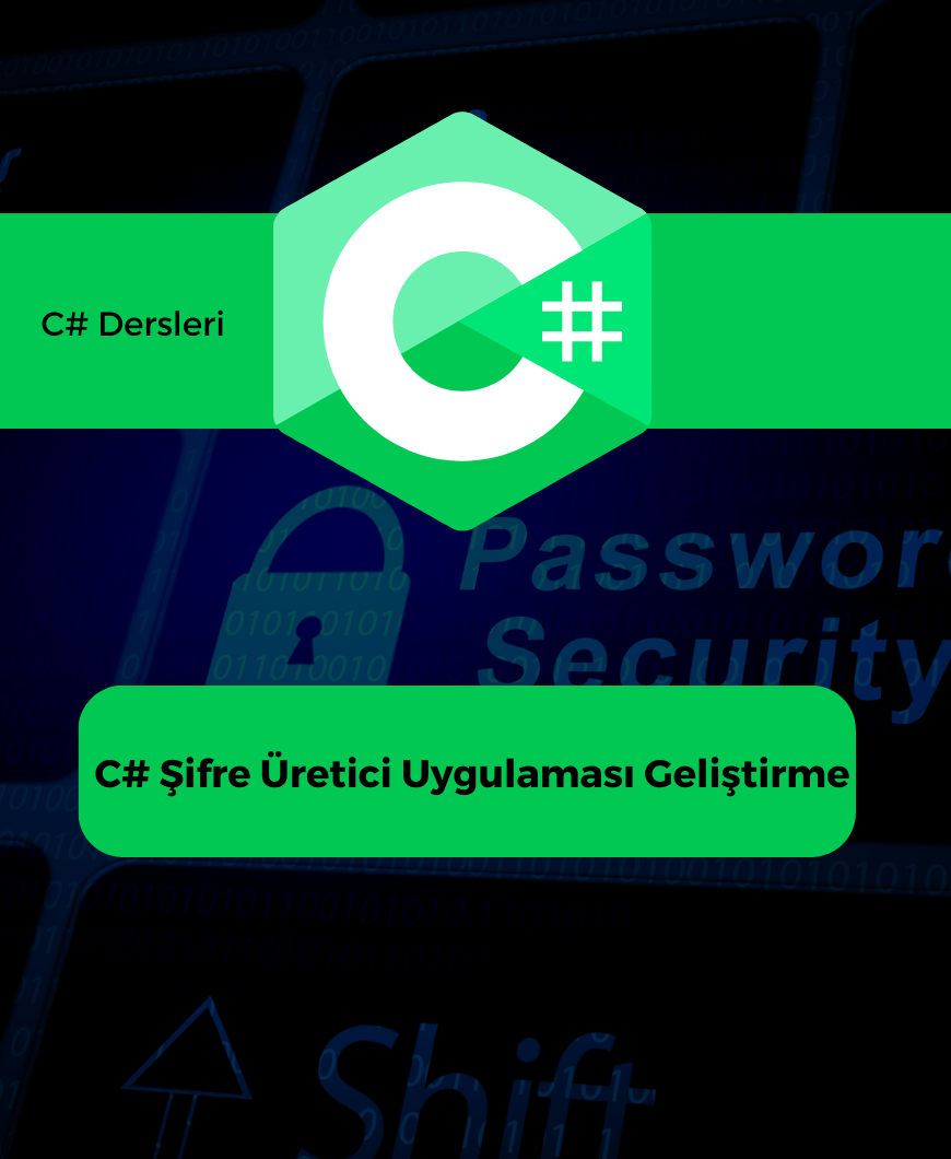 C# Şifre Üretici Uygulaması Geliştirme